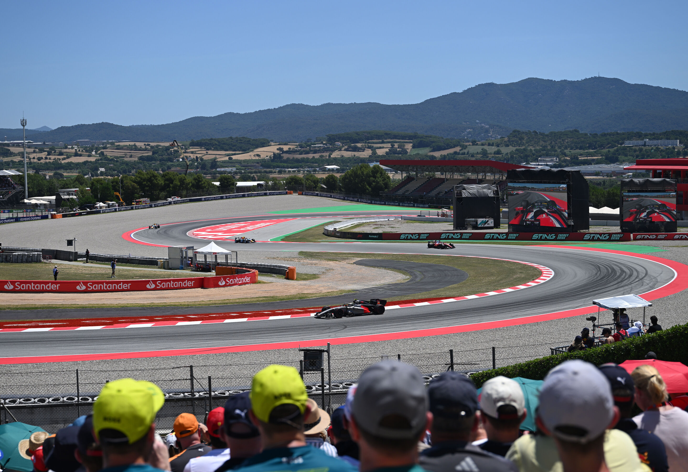 2026 Barcelona-Catalunya Grand Prix: Saturday - BARCELONA, SPAIN - JUNE 13: Gabriel Bortoleto of Brazil driving the (5) Audi F1 Team R26 on track during final practice ahead of the F1 Grand Prix of Barcelona-Catalunya at Circuit de Barcelona-Catalunya...