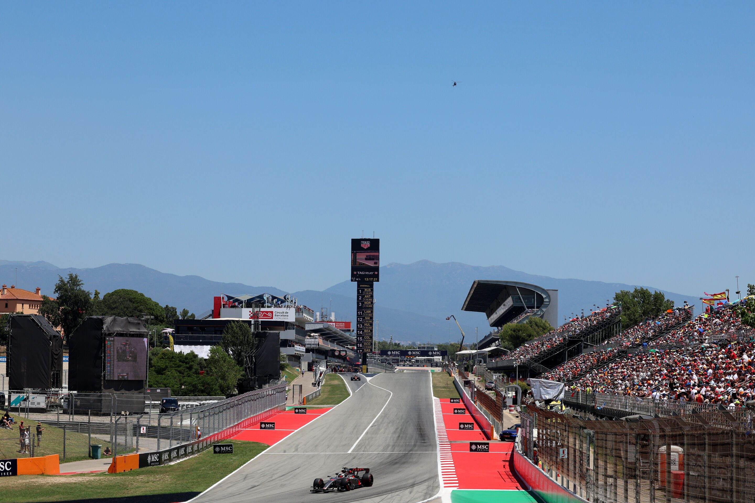 2026 Barcelona-Catalunya Grand Prix: Saturday - BARCELONA, SPAIN - JUNE 13: Nico Hulkenberg of Germany driving the (27) Audi F1 Team R26 on track during final practice ahead of the F1 Grand Prix of Barcelona-Catalunya at Circuit de Barcelona-Catalunya...