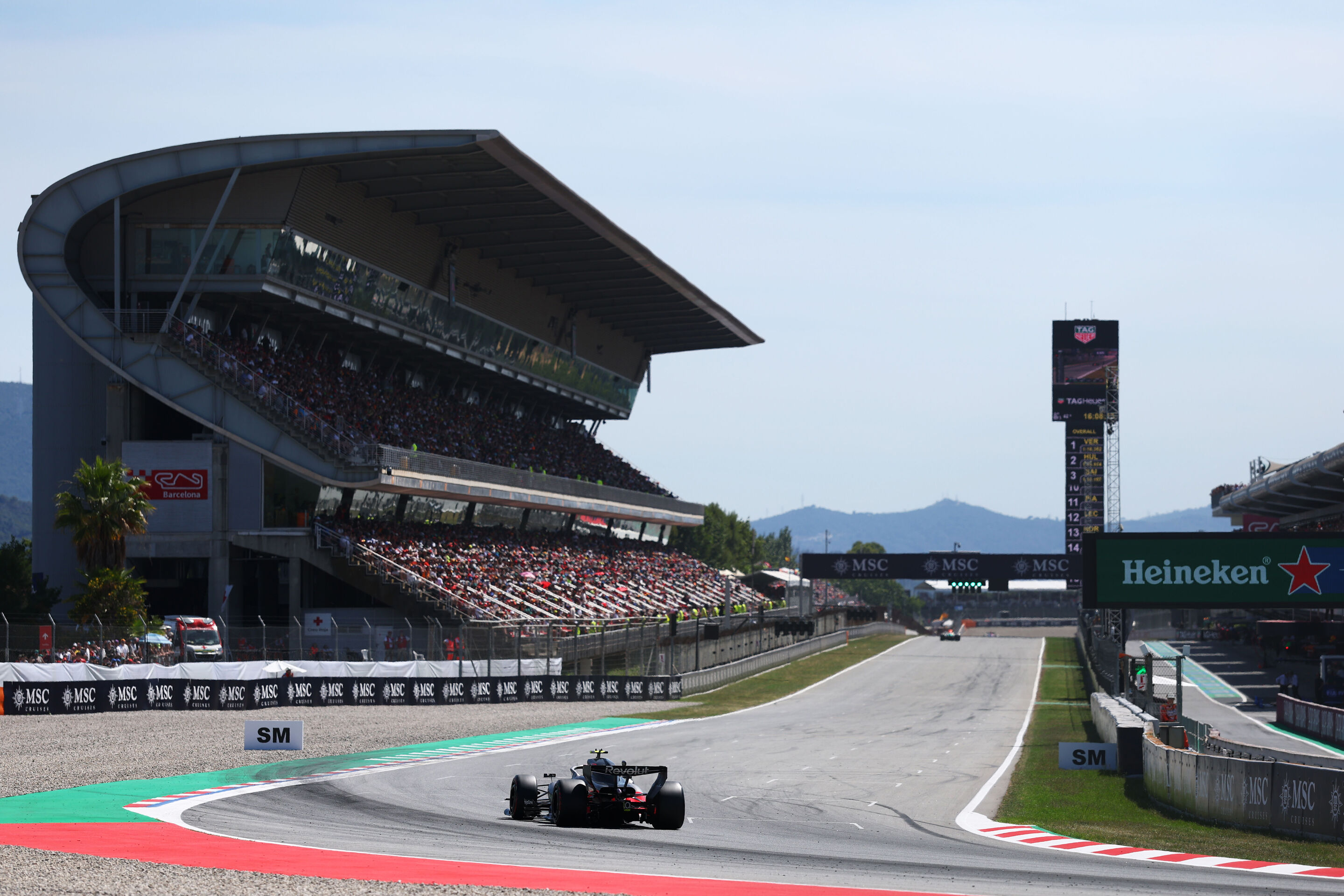 2026 Barcelona-Catalunya Grand Prix: Saturday - BARCELONA, SPAIN - JUNE 13: Gabriel Bortoleto of Brazil driving the (5) Audi F1 Team R26 on track during qualifying ahead of the F1 Grand Prix of Barcelona-Catalunya at Circuit de Barcelona-Catalunya on...