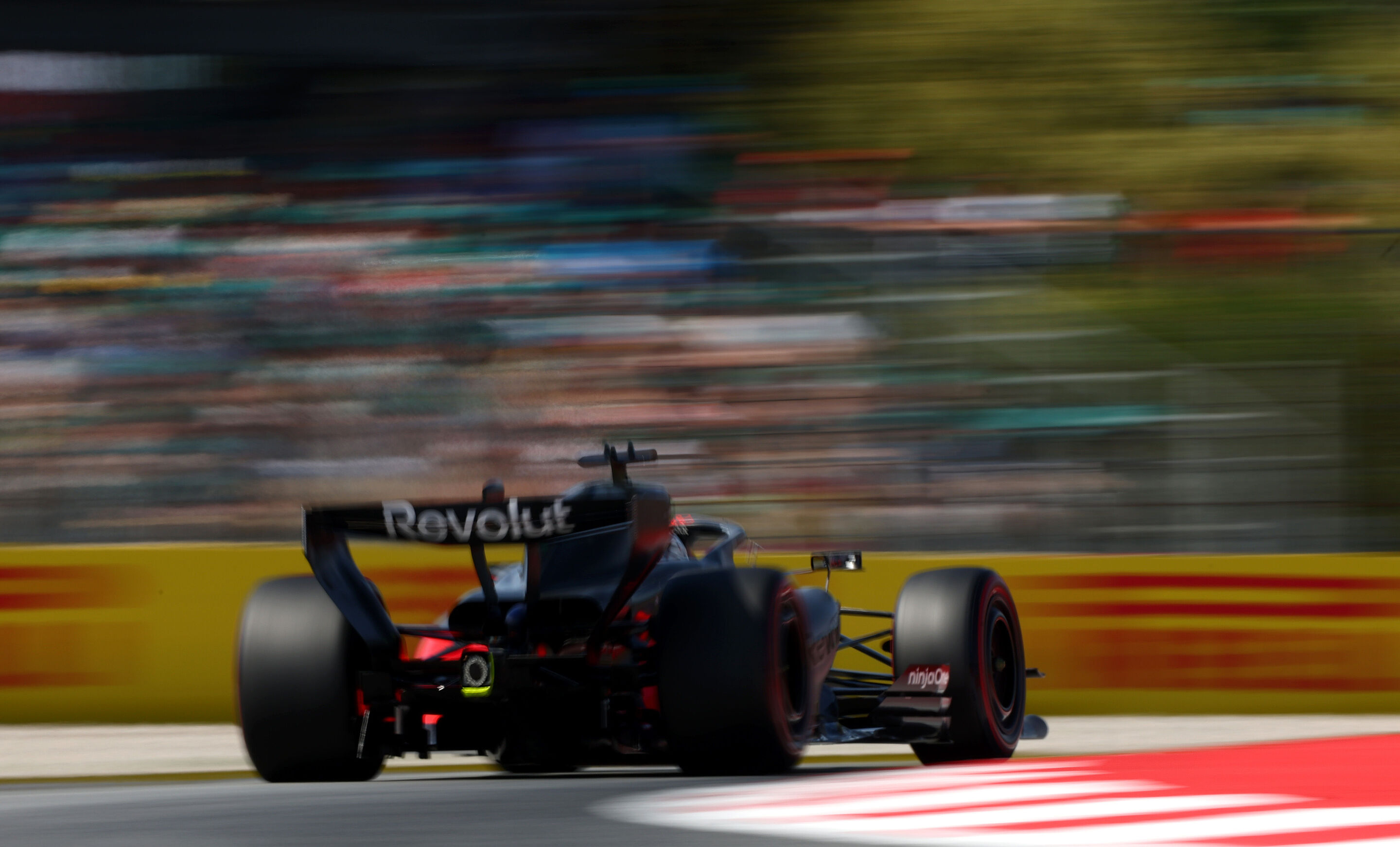2026 Barcelona-Catalunya Grand Prix: Saturday - BARCELONA, SPAIN - JUNE 13: Nico Hulkenberg of Germany driving the (27) Audi F1 Team R26 on track during qualifying ahead of the F1 Grand Prix of Barcelona-Catalunya at Circuit de Barcelona-Catalunya on...