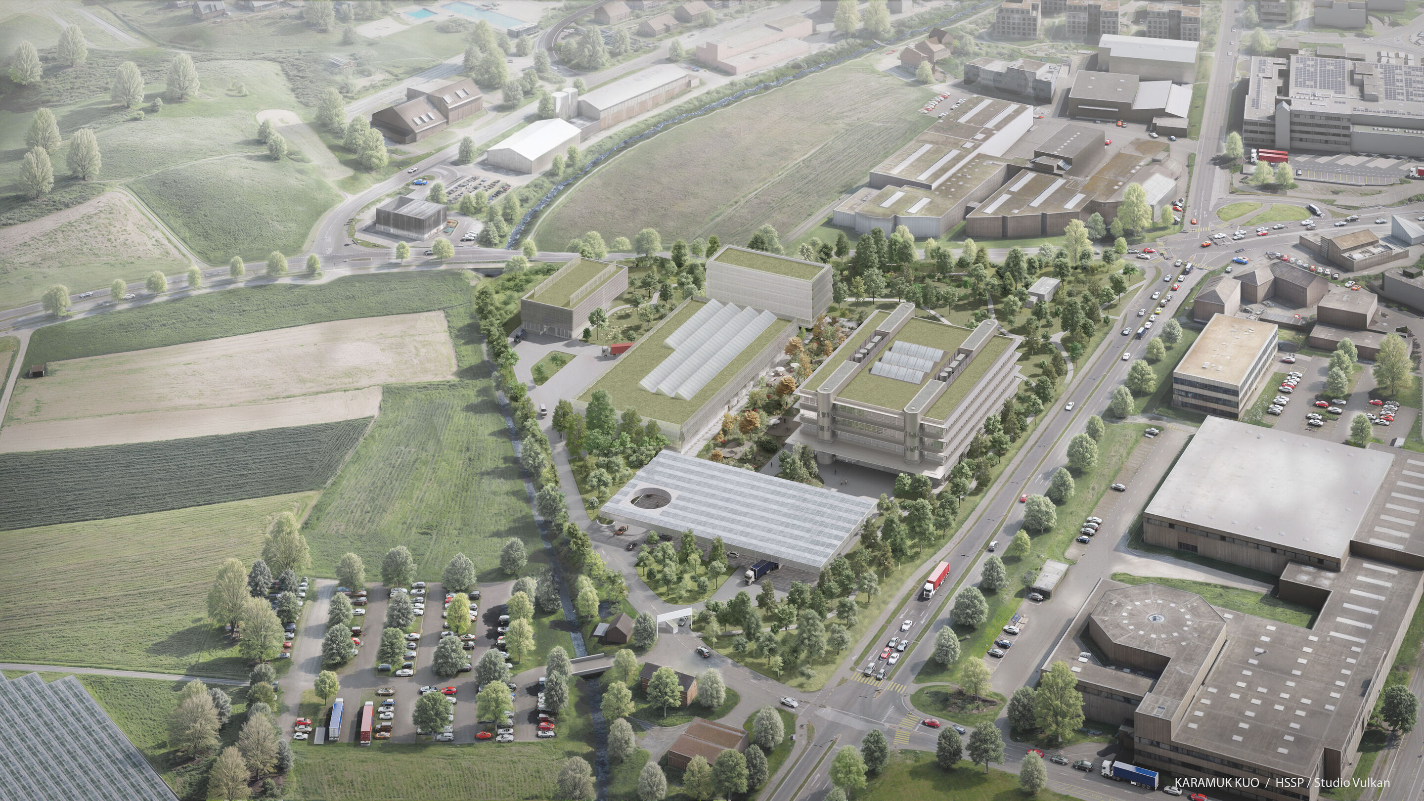 Audi Revolut F1 Team - New campus project - Audi Revolut F1 Team - New campus project
KARAMUK KUO / HSSP / Studio Vulkan