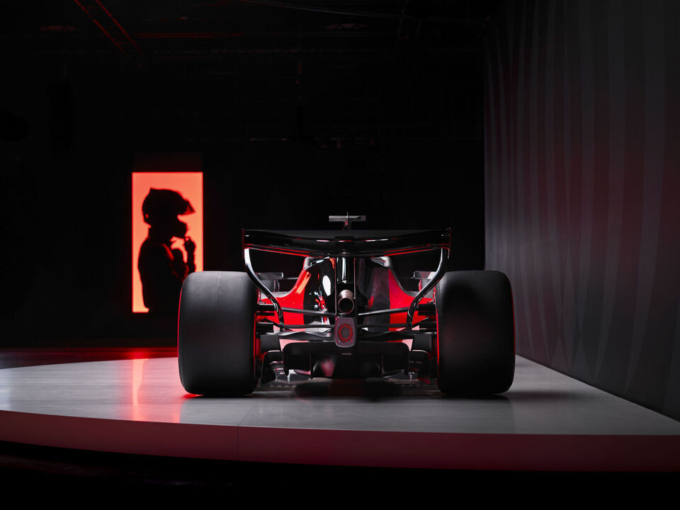 Audi unveils design for Formula 1 - The Audi R26 Concept previews the brand’s identity in the pinnacle of motorsport. Impressions from the reveal event “Audi One” in Munich, November 12, 2025.