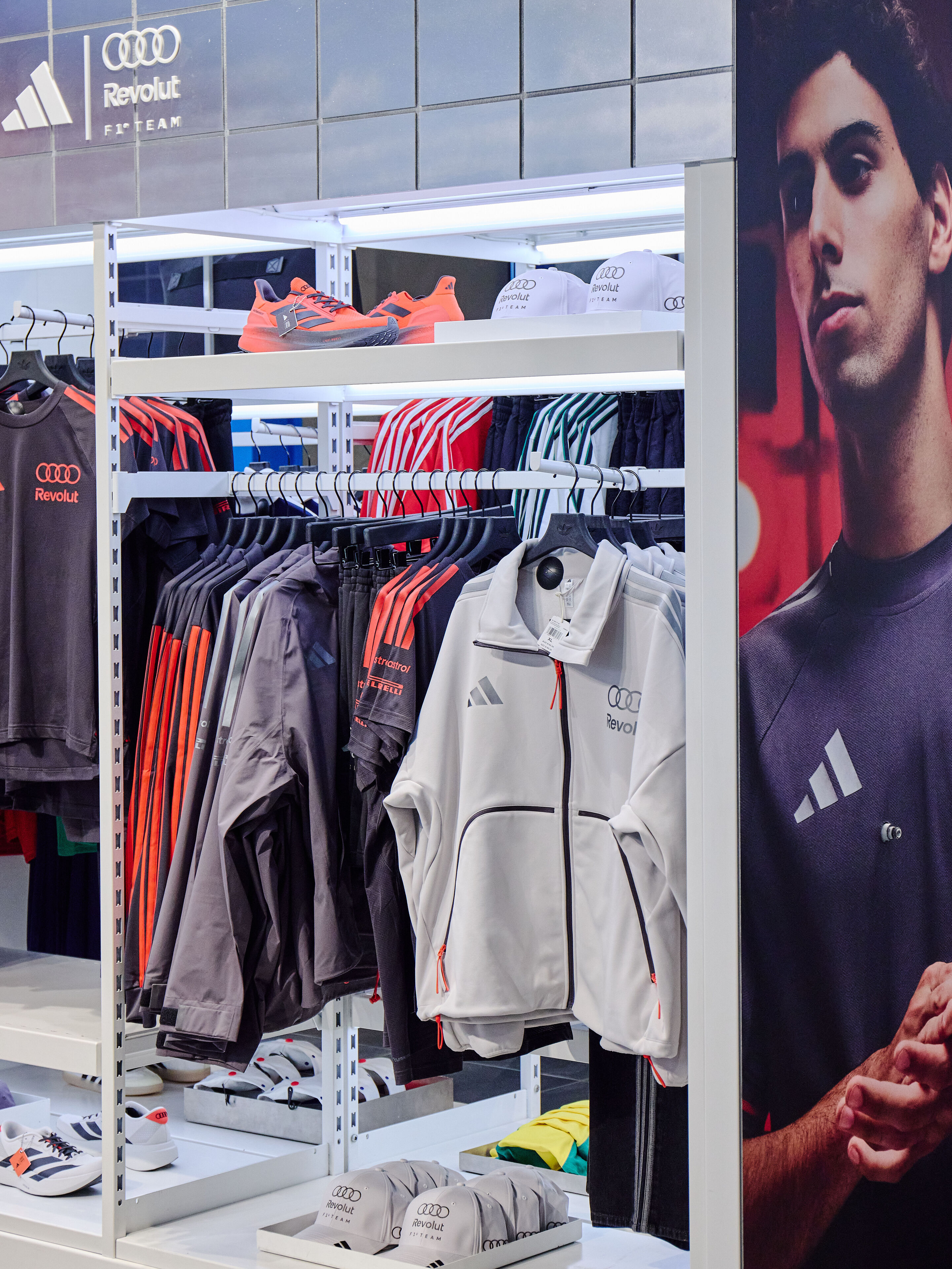 2026 Australian Grand Prix: Off-track activations - Gabriel Bortoleto adidas store appearance