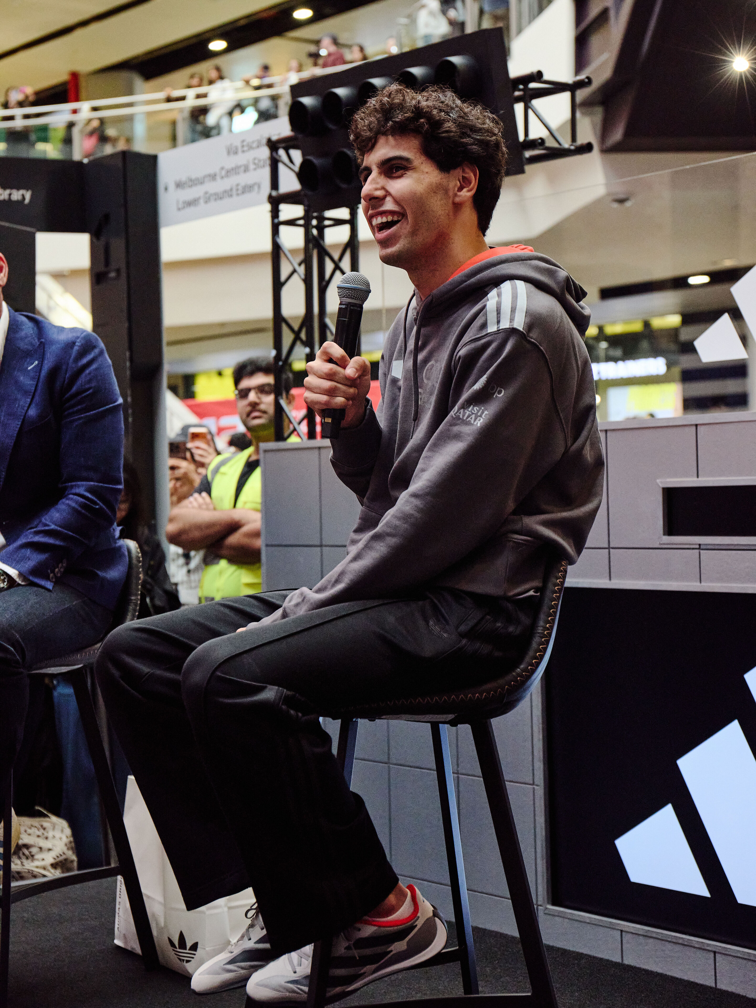 2026 Australian Grand Prix: Off-track activations - Gabriel Bortoleto adidas store appearance