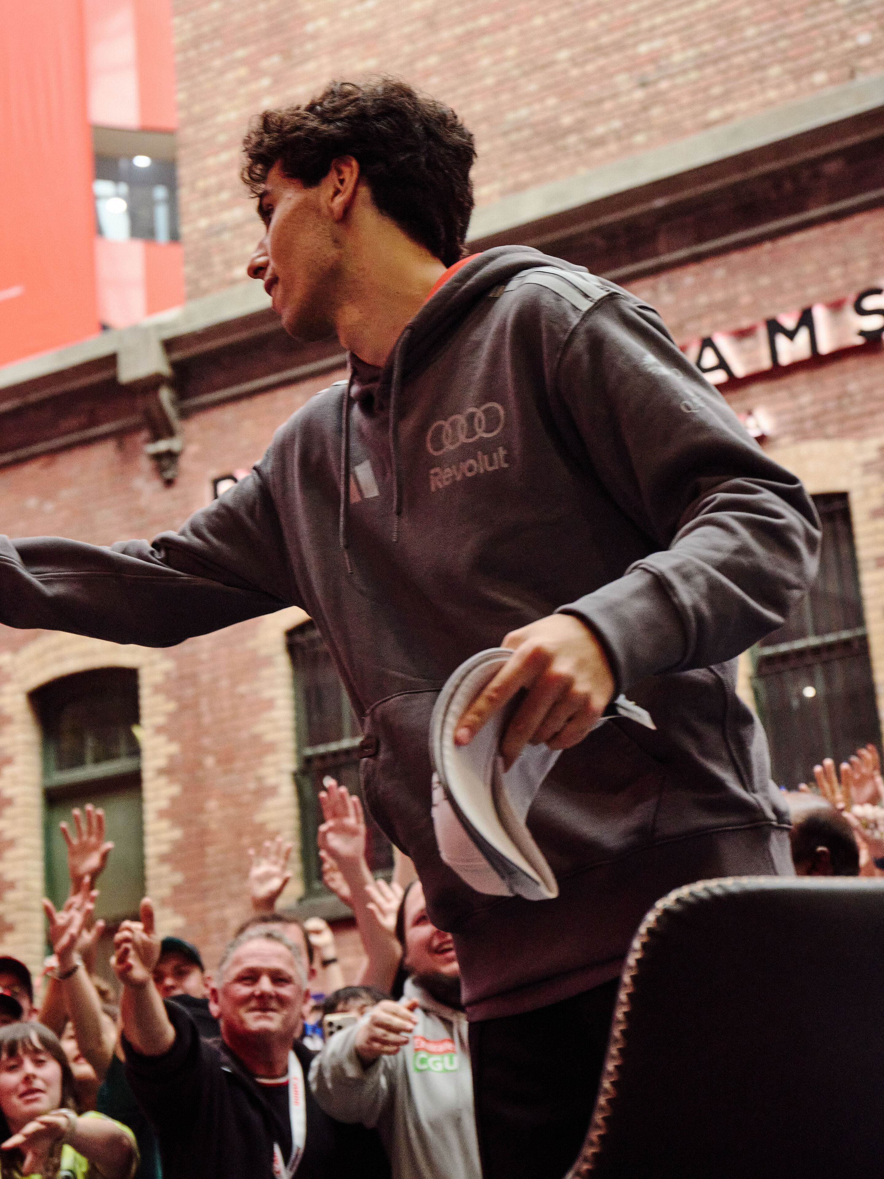 2026 Australian Grand Prix: Off-track activations - Gabriel Bortoleto adidas store appearance