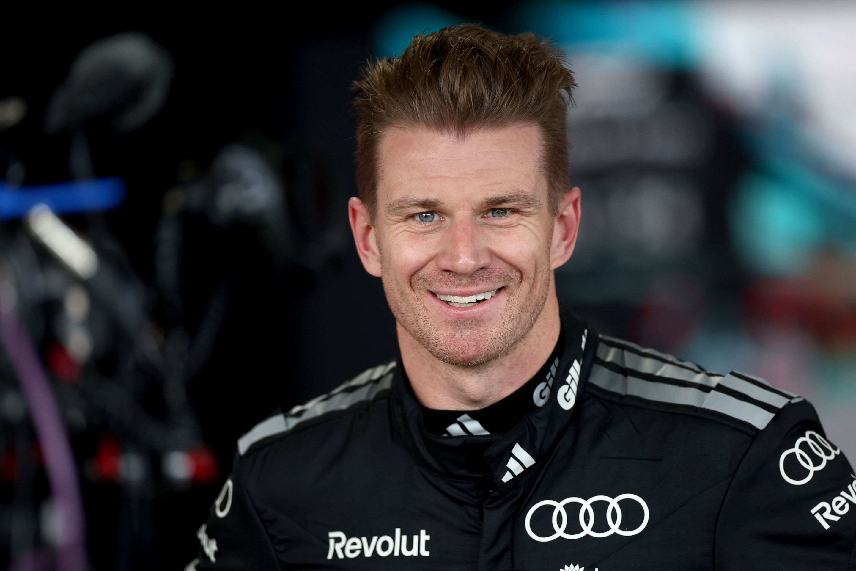 2026 Australian Grand Prix - Saturday - MELBOURNE, AUSTRALIA - MARCH 07: Eleventh placed qualifier Nico Hulkenberg of Germany and Audi F1 Team looks on during qualifying ahead of the F1 Grand Prix of Australia at Albert Park Grand Prix Circuit on March...
