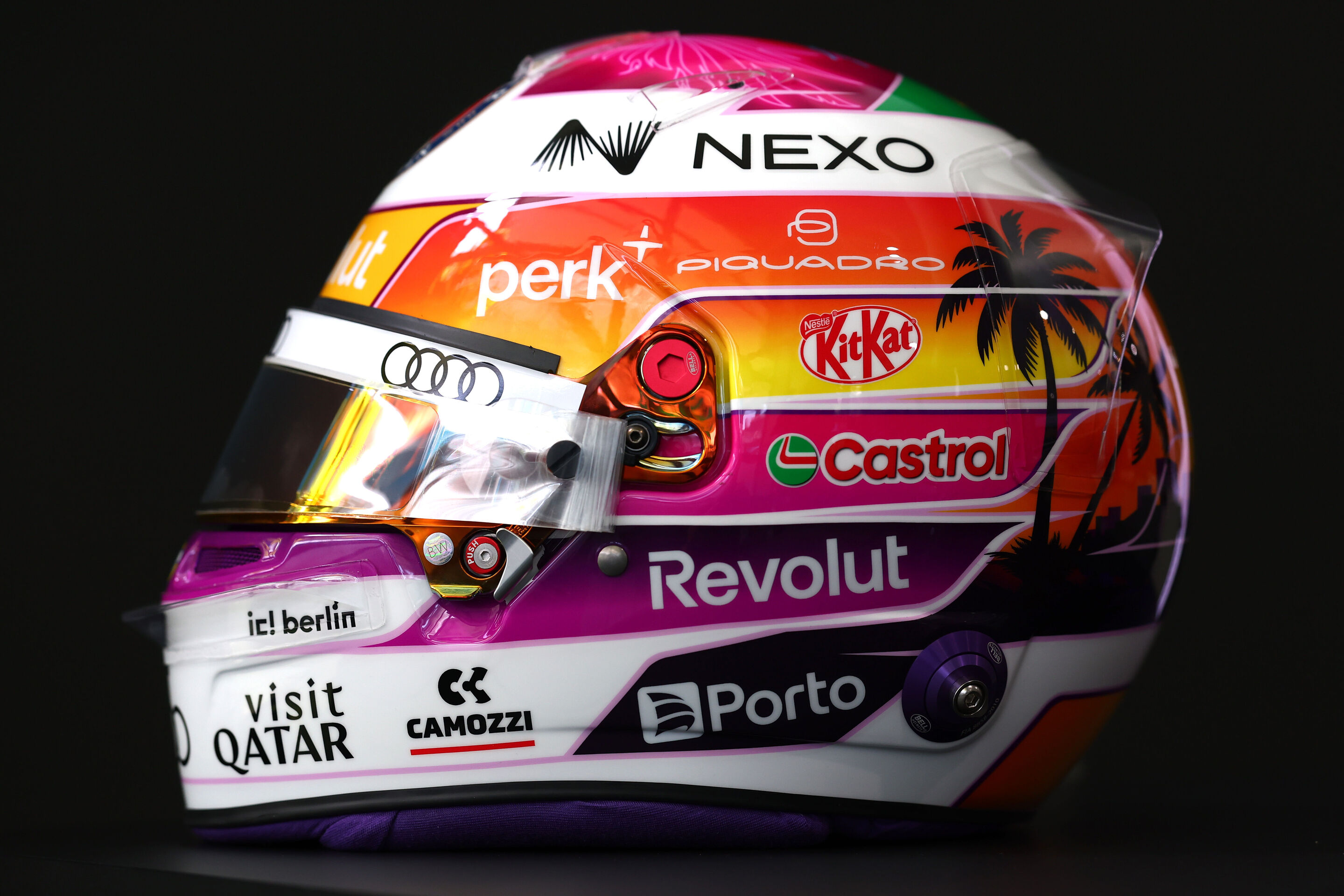 2026 Miami Grand Prix - Gabriel Bortoleto special edition helmet - 2026 Miami Grand Prix - Gabriel Bortoleto special edition helmet