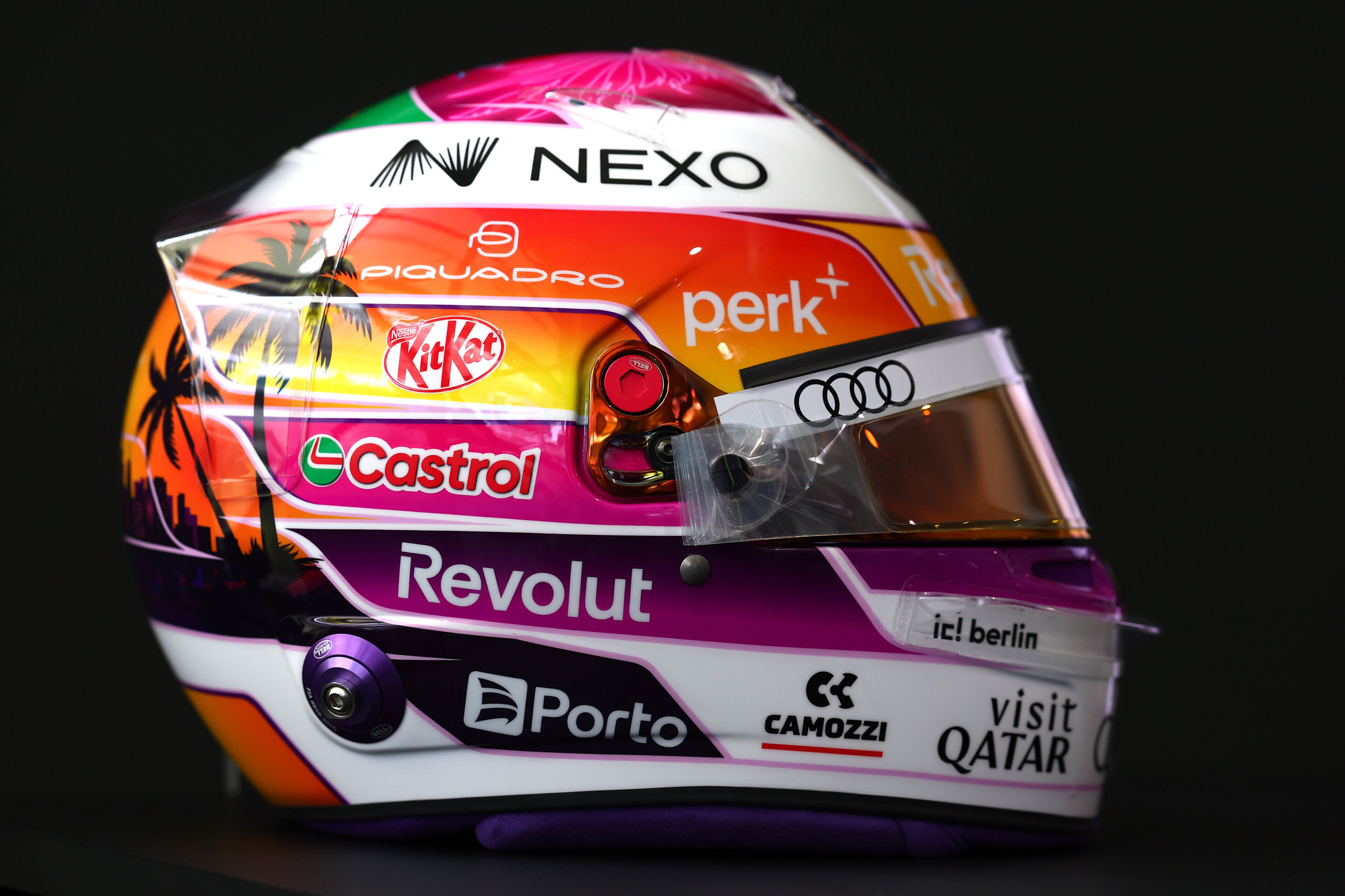 2026 Miami Grand Prix - Gabriel Bortoleto special edition helmet - 2026 Miami Grand Prix - Gabriel Bortoleto special edition helmet