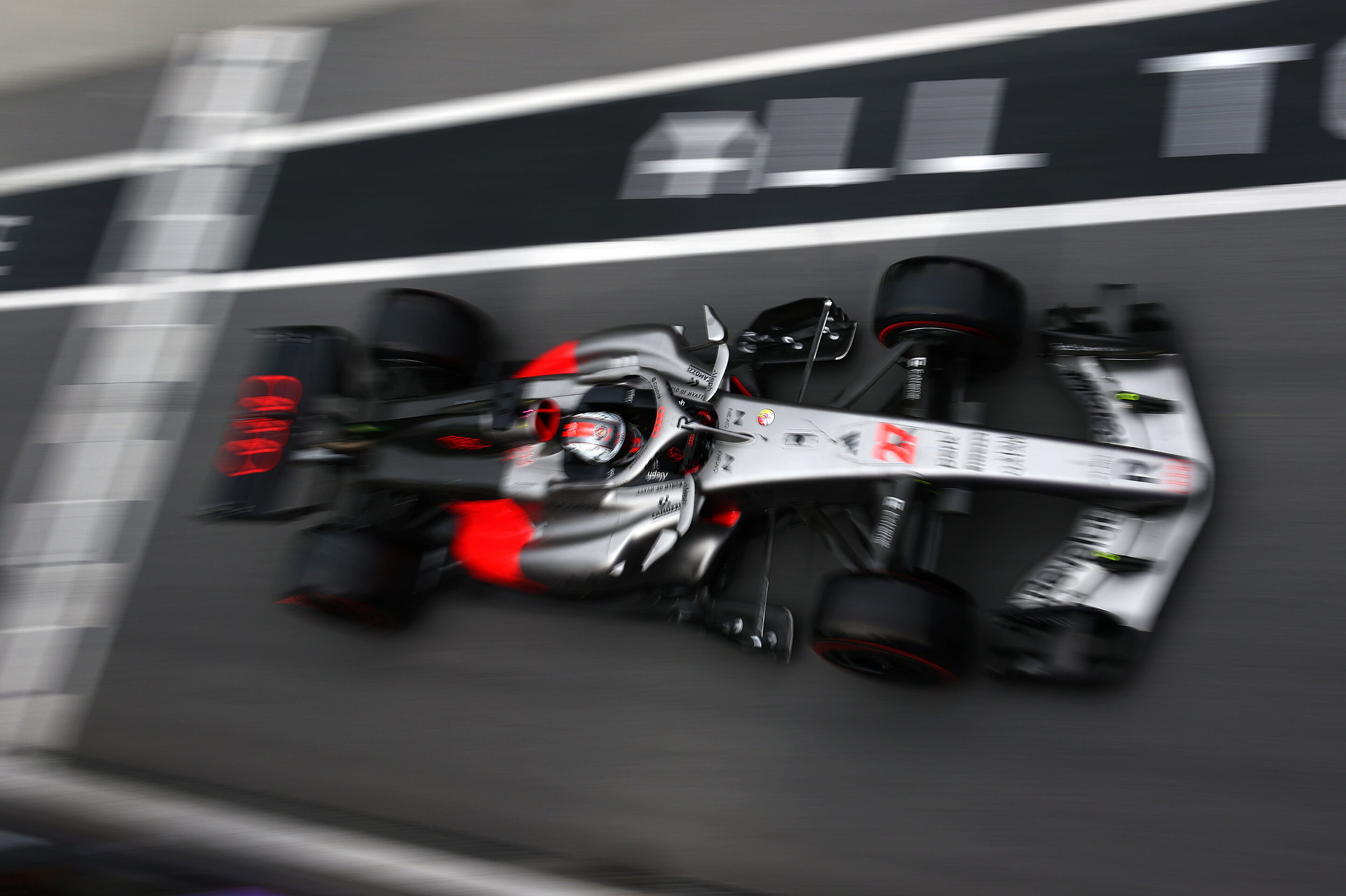F1 Grand Prix of Canada - Sprint & Qualifying - MONTREAL, QUEBEC - MAY 23: Nico Hulkenberg of Germany driving the (27) Audi F1 Team R26 in the Pitlane during qualifying ahead of the F1 Grand Prix of Canada at Circuit Gilles-Villeneuve on May 23, 2026...