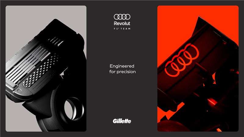Audi Revolut F1 Team welcomes Gillette as official partner - Audi Revolut F1 Team welcomes Gillette as official partner